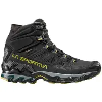 La Sportiva - Vandresko herre - Ultra Raptor II Mid Leather Wide GTX Black/Cedar til Unisex - Størrelse 43,5 - Sort