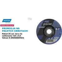 Norton METALSLIBESKIVER 125x6,4x22 mm