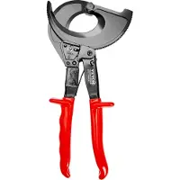 Vevor Skraldekabelsaks, 11" skraldetråd- og kabelsaks, klipper op til 400 mm², med komfortable håndtag, brugervenligt hurtigudløsergreb, silikone-mangan fjederstålsklinge