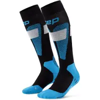 Cep Ski Merino Socks Tall 3.0, skistrømper, dame, blå