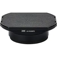 JJC objektivdæksel mod sol LH-JX100FII Black erstatning til Fuji LH-X100