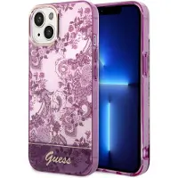 GUESS GUHCP14MHGPLHF iPhone 14 Plus 6,7" fuchsia/fuschia hardcase Porcelain Collection