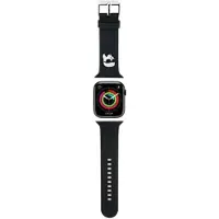 Karl Lagerfeld Apple Watch Rem 38mm 3D Gummi Sort
