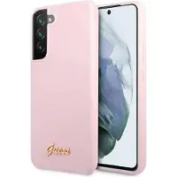 GUESS GUHCS22MLSLMGLA S22+ S906 lavendel/lavendel hardcase Silikone Script Metal Logo