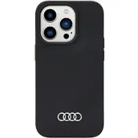 Audi silikoneetui iPhone 14 Pro 6.1" sort/sort hardcase AU-LSRIP14P-Q3/D1-BK