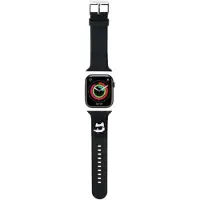Karl Lagerfeld Apple Watch Rem 38/40/41mm 3D Gummirem Sort