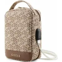GUESS GUHBHGCFSEW Organizer-taske - brun GCube Stripe