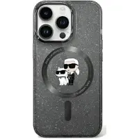 Karl Lagerfeld KLHMN61HGKCNOK iPhone 11/Xr 6.1" Hardcase Karl & Choupette Glitter MagSafe