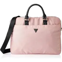 GUESS Nylon Triangle Logo-taske til en 16" bærbar computer - pink