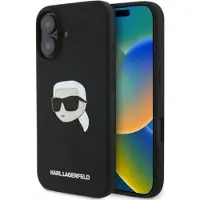 Karl Lagerfeld Liquid Silicone Karl Head Magsafe Iphone 16 Telefon Etui