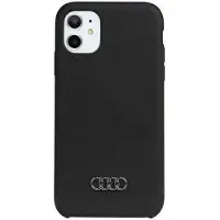 Audi iPhone 11 Silikone Etui Sort