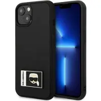 Karl Lagerfeld Ikonik Patch Sort iPhone 13-cover