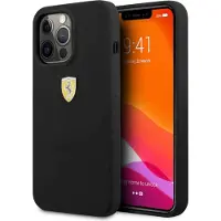 Ferrari FESSIHCP13XBK iPhone 13 Pro Max 6,7" sort/sort hardcase Silikone