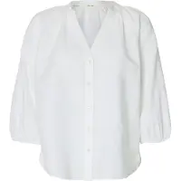 Selected Bluse 'SLFCleo-Alberta' hvid