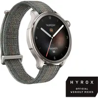 Xiaomi Amazfit Balance - Aluminiumslegering - smart ur med rem - nylon - håndledsstørrelse: 150-210 mm - display 1.5 - Bluetooth, Wi-Fi - 35 g - sunset gra