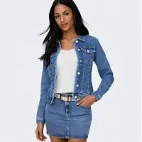 ONLY Dame denim jakke Medium Blue Denim
