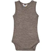 Joha Body u/æ - Uld - Brunmeleret - - 80 - Body U/Æ