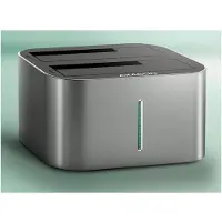 Axagon ADSA-DC - HDD dockingstation - båse: 2 - 2.5, 3.5 - SATA 6Gb/s - USB-C 3.2 (Gen 1)