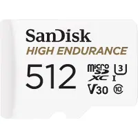 SanDisk High Endurance microSD/SD - 100MB/s - 512GB