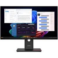 Lenovo ThinkVision T27UD-40 - LED-skærm - 27 - 3840 x 2160 4K @ 60 Hz - IPS - 350 cd/m² - 1500:1 - DisplayHDR 10 - 4 ms - HDMI, DisplayPort, USB-C - formørkelsessort