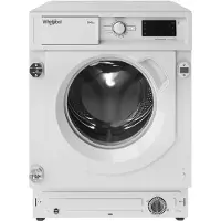 Whirlpool BI WDWG 961485 EU, Front-læsning, Indbygget, Venstre, Hvid, Knapper, Dreje, 58 L