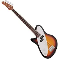 Hartwood Satellite Left Handed Bass Guitar Sunburst