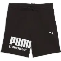 Puma Sport Graphic Shorts Youth, Clothing, Black, 11-12Y