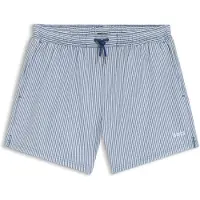 BOSS BOSStil mænd. 50540042 Badebukser Sirsaka stof broderet logo blå (M), Badetøj, Polyester