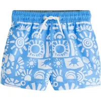 Next Badeshorts azur / hvid