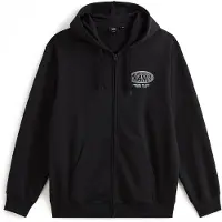 Vans - Jakker - World Tour Loose Full Zip Black til UnisexBomuld - Størrelse L - Sort