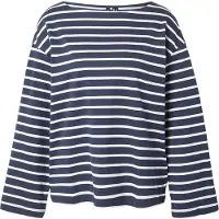Vero Moda Shirts 'VMMOLLY' navy / hvid