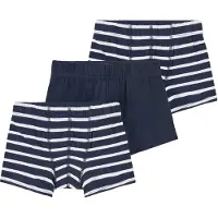 Name it Boxershorts - Noos - NkmTights - 3-pak - Dark Sapphire - - 3 år (98) - Boxershorts