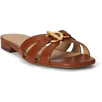 Ralph Lauren Pantoletter 'BLAIKE' brun