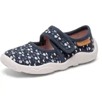 Bisgaard Hjemmesko - Noos - Maddy - Wild Flower Blue - - 24 - Hjemmesko