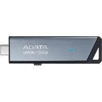 ADATA UE800 - USB flashdrive - 512 GB - USB-C 3.2 Gen 2 - sølv