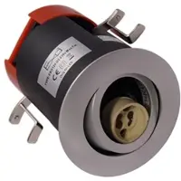 Lemvigh-Muller EXO 120 Indbygningsspot, rund, børstet aluminium