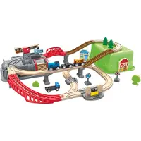 Hape Togbanebyggeklodssæt 80x50x14 Cm