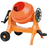 Lena 05010, Trailer, Concrete mixer, 2 År, Acrylonitrilbutadienstyren, Sort, Orange