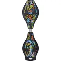Schildkröt Fitness SCHILDKRÖT Waveboard Good Vibes Graffiti stort plastdæk, med skridsikker struktur, - 1 stk (510801)