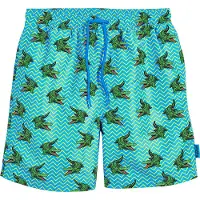 Playshoes Badeshorts aqua / gul / mørkegrøn / lys rød