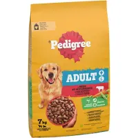 Pedigree Adult med oksekød & grøntsager - Økonomipakke: 2 x 7 kg
