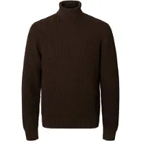 Selected Pullover 'SLHTom' mørkebrun