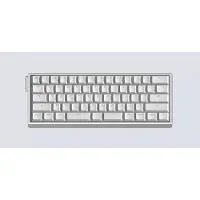 Wooting 60HE v2 - US-ANSI - Split - Aluminum - Gaming Tastatur - Uden Numpad - Amerikansk engelsk - Sølv