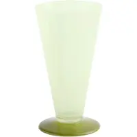 HAY Conical vase Light green-dark lime, small