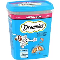 Dreamies Megatub - Laks (3 x 350 g)