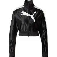 Puma FUTURE..ARCHIVE T7 Cropped Track Jacket Women, Clothing, Black, S