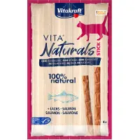 Vitakraft Vita Naturals Sticks - Laks - 4 stk.