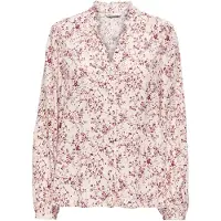 ONLY Bluse 'ONLRAYA' pink / hvid