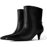 L37 HANDMADE SHOES Ankelstøvler 'STELLA' sort