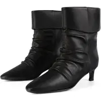 L37 HANDMADE SHOES Ankelstøvler 'DARK SIDE BLOOM' sort